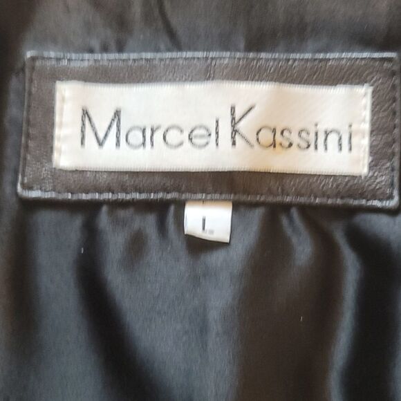 Vintage Marcel Kassini leather coat. Large - Picture 13 of 14